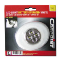 Faretto a 4 led ovale bianco