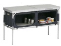 Mobile cucina pieghevole con 2 ripiani interni