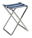 Sgabello Crespo in alluminio e textilene top-quality