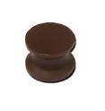 Pomello per serratura Push-Lock color marrone