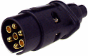 Spina 7 poli 12V per carrelli